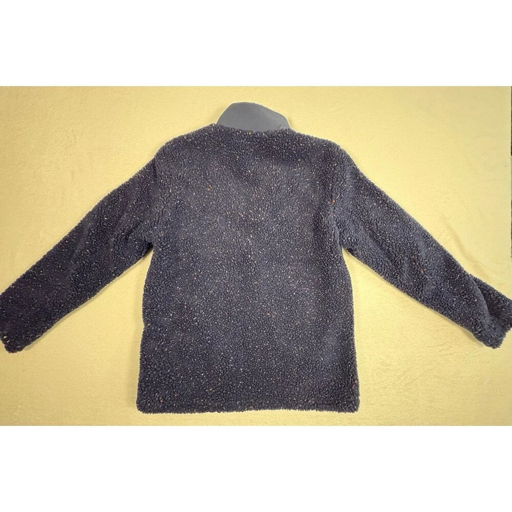 NWT Mountain and Isles Sherpa Fleece Navy Blue Jacket Mens M Lined Full Zip